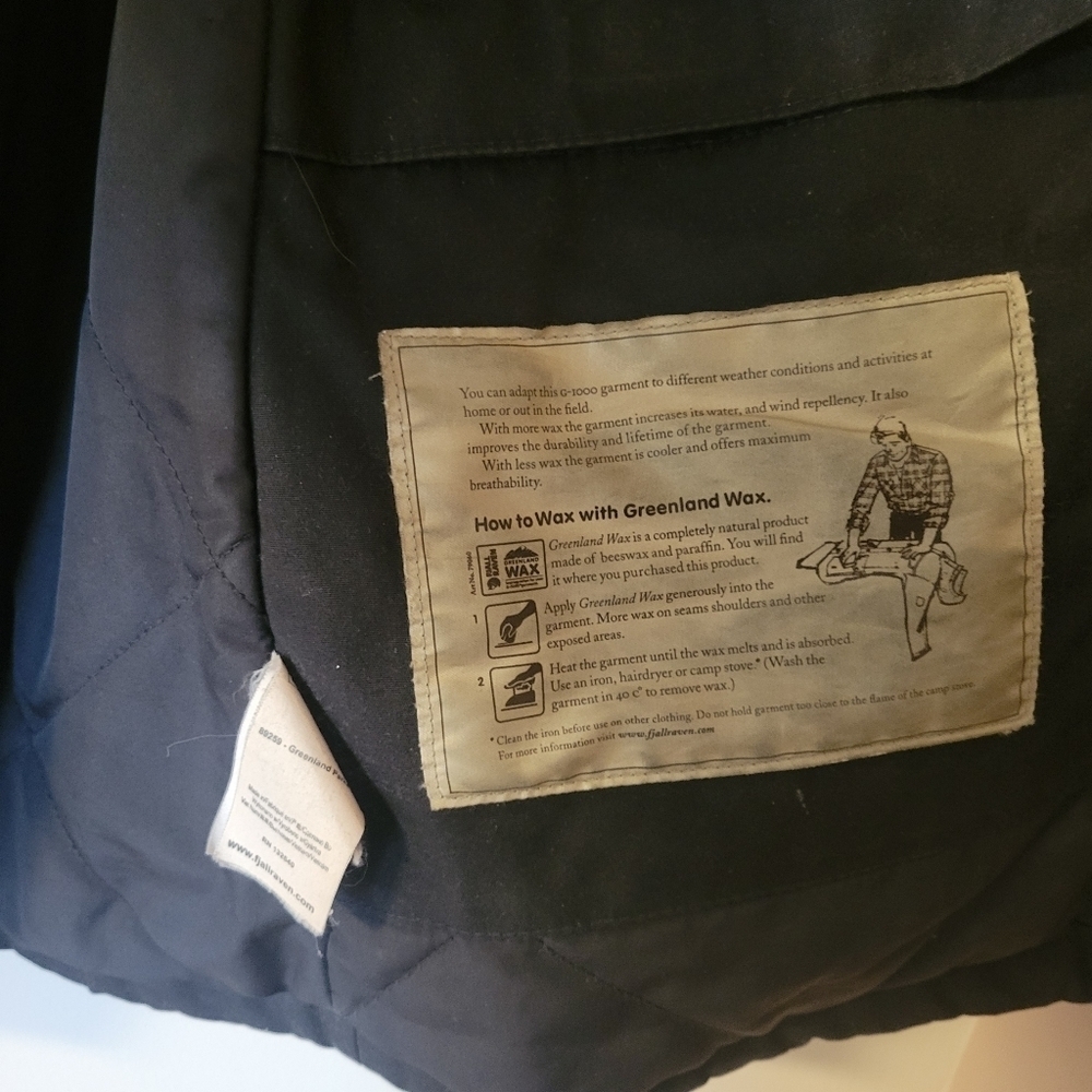 Fjallraven Greenland Parka Jacket Black - Picture 11 of 13